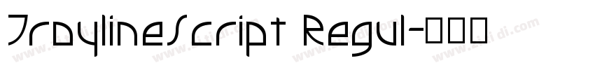 TroylineScript Regul字体转换